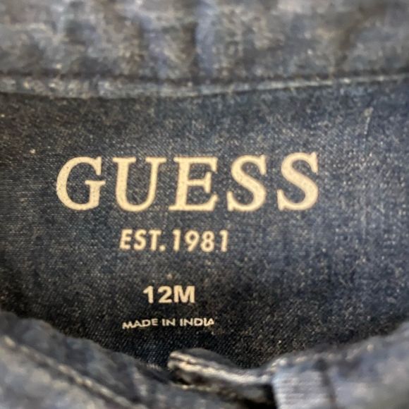 🆕 GUESS Baby Denim Dress & Bloomers Set - Picture 15 of 15